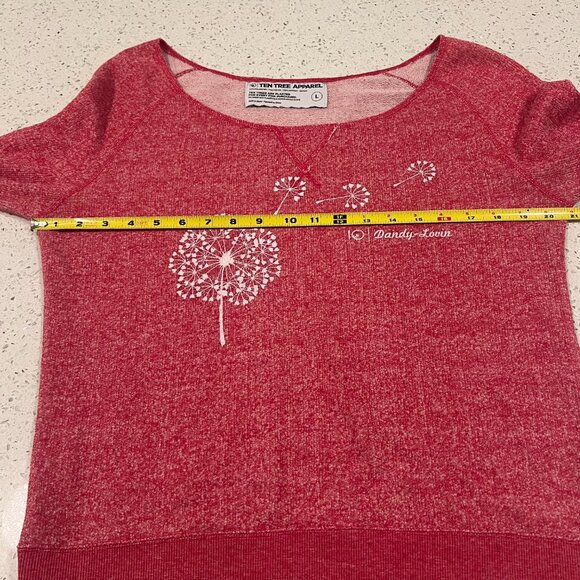 TEN TREE APPAREL Boat Neck Dandy Lovin' Long Sleeved Cotton/Poly Blend Large - Picture 5 of 14